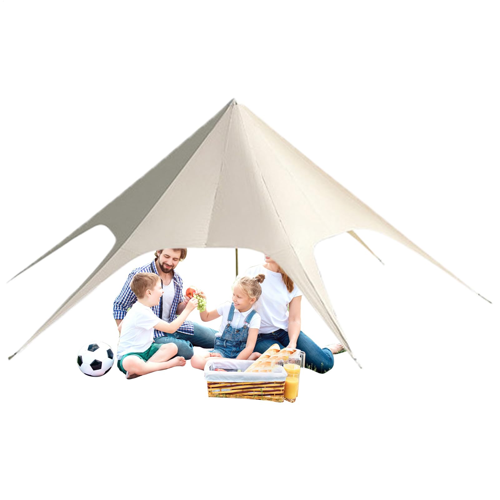 MarkisenFür Outdoor-Aktivitäten Oxford-Stoff wasserdichte Überdachung Und | UPF50+ Sonnenschutz für Rucksackwandern Outdoor Freizeitaktivitäten