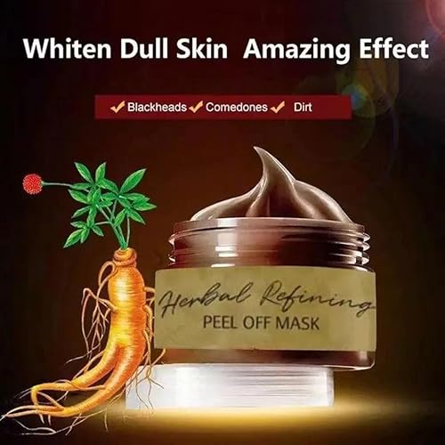 Rcscbc Herbal Refining Peel-Off Facial Mask,Pull-Off Blackhead Removal Mask Cream thumb #2