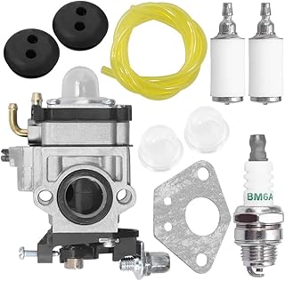 300486 Carburetor for Earthquake E43 E43WC E43CE Auger MC43 MC43E MC43CE MC43RCE MC43ECE Tiller MD43 Dethatcher WE43 WE43CE WE43E Ardisam Earthquake E43 AUGER 300486 11334 43CC 51.7CC 2 Cycle Carb