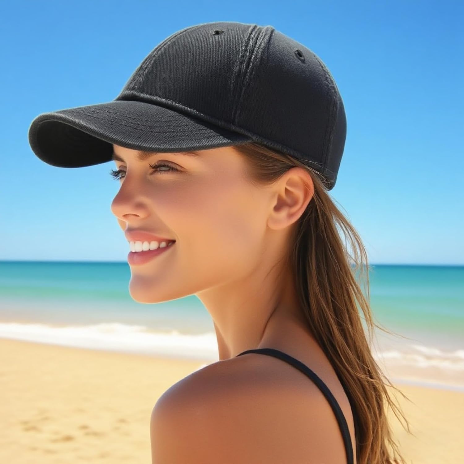 6Pack Unisex Vintage Washed Cotton Baseball Cap Soft Unconstructed Plain Blank Adjustable Size Dad Hat