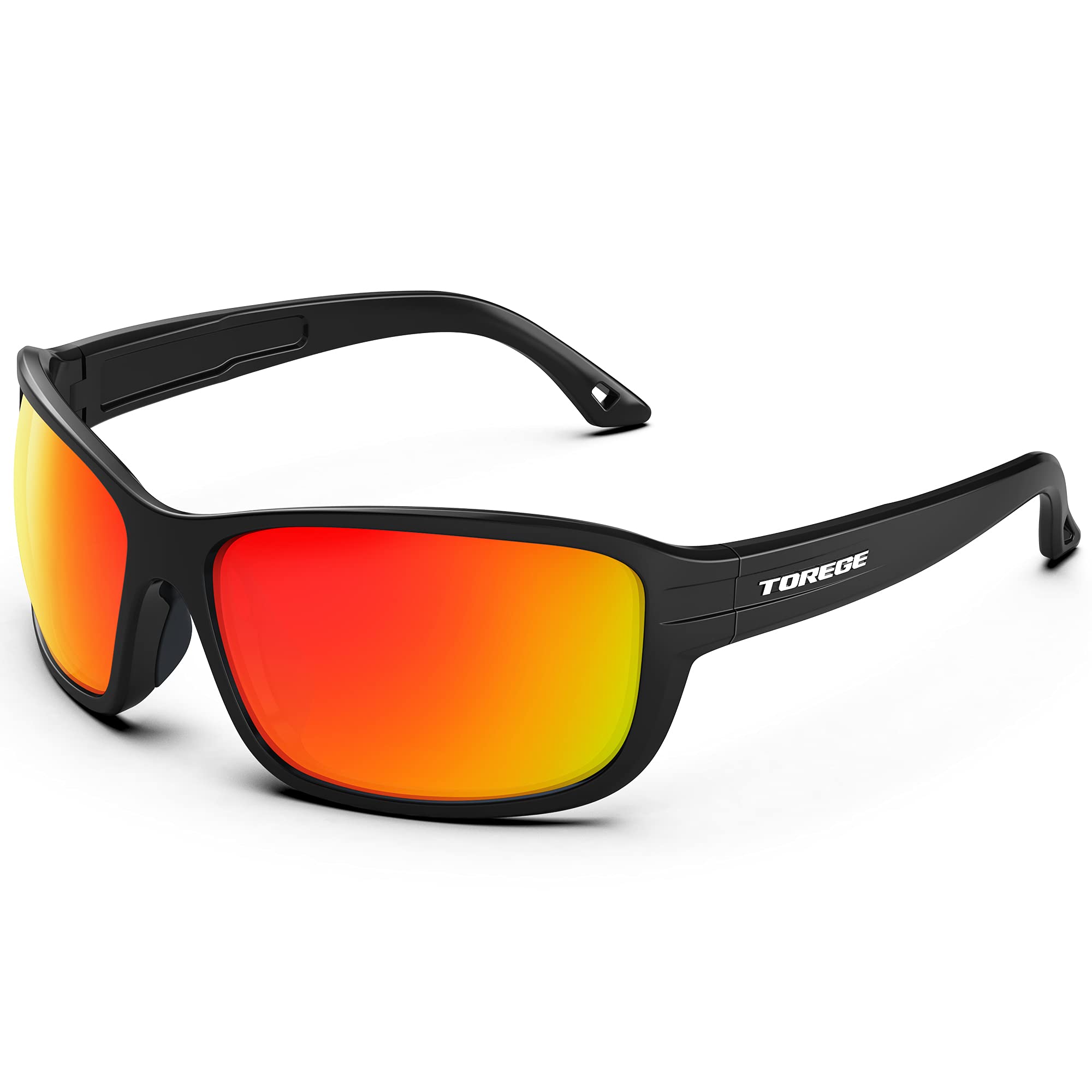 TOREGE Sports Polarized Sunglasses for Men Women Glasses Cycling