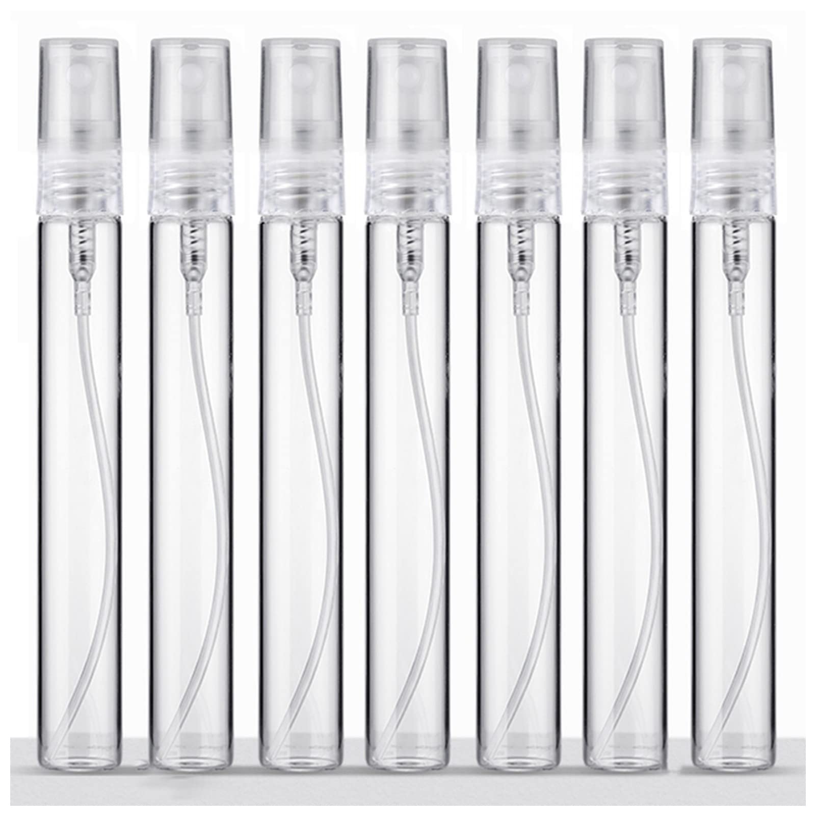 Mała szklana butelka 30/30/50/10 0 szt. 10 ml przenośna szklana butelka perfum wielokrotnego napełniania, atomizer, butelka perfumowana butelka dla kobiet, mała butelka E