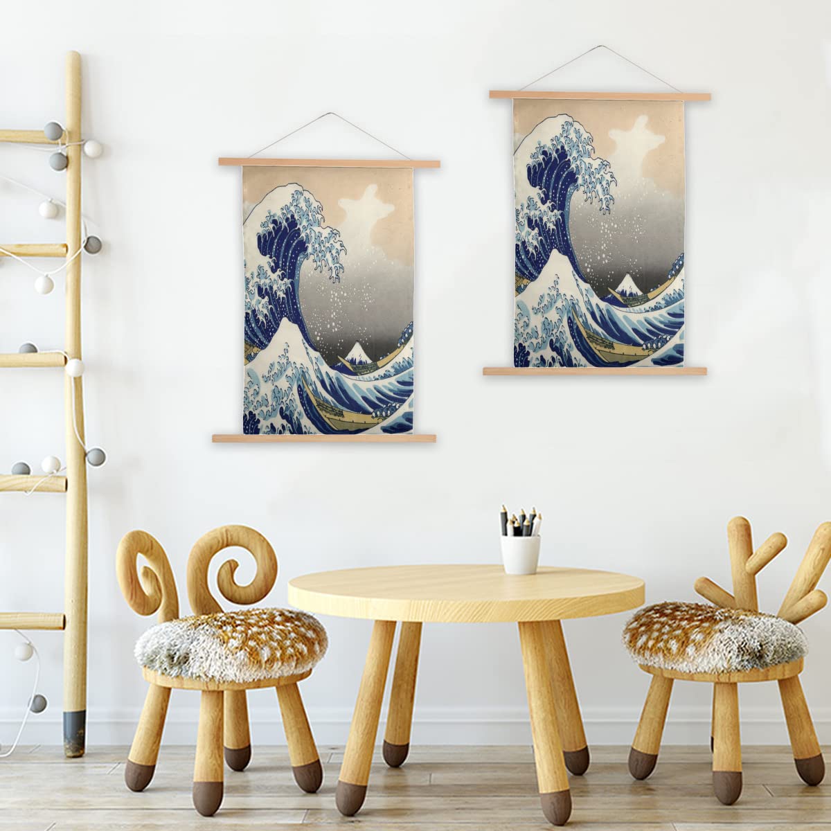 掛け軸 タペストリー　冨嶽三十六景 江戸 日本橋◆葛飾北斎 （工芸作品・新品) 掛け軸 タペストリー 冨嶽三十六景 江戸 日本橋◇葛飾北斎