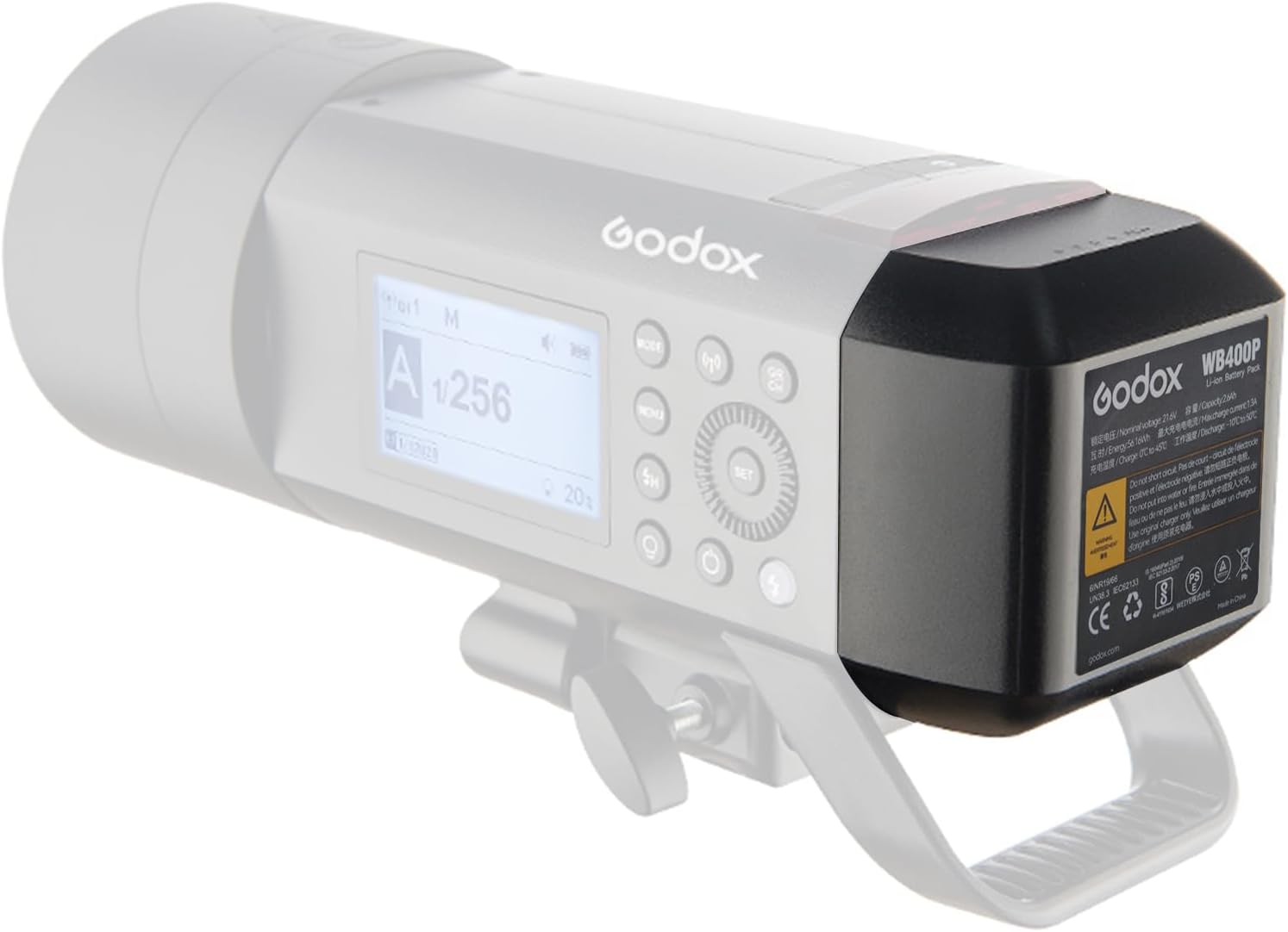 GODOX WB400P for AD400 Pro Battery Replacement - Rechargeable Lithium Battery Pack DC 21.6V/2600mAh