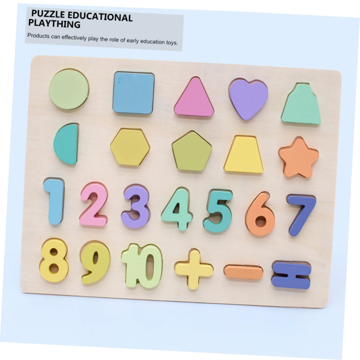 Hemobllo Educativo de Bloques Números y Letras para Puzzle Didáctico Seguro y para Desarrollo Cognitivo y Reconocimiento Infantil