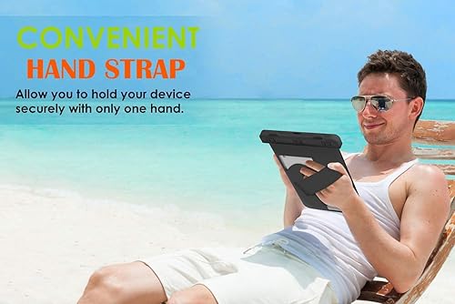 Miniatura 5 de MoKo Funda impermeable universal, bolsa seca para iPad Mini 65432, Samsung Tab 543, Galaxy Note 8, Tab S2Tab ETab A 8.0, LG G Pad III 8.0, Google