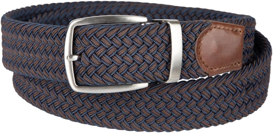 Tommy Bahama Men's Fully Adjustable Stretch Woven Fabric Web Belt - Casual Comfort for Work, Weekend & Vacations - Image 3