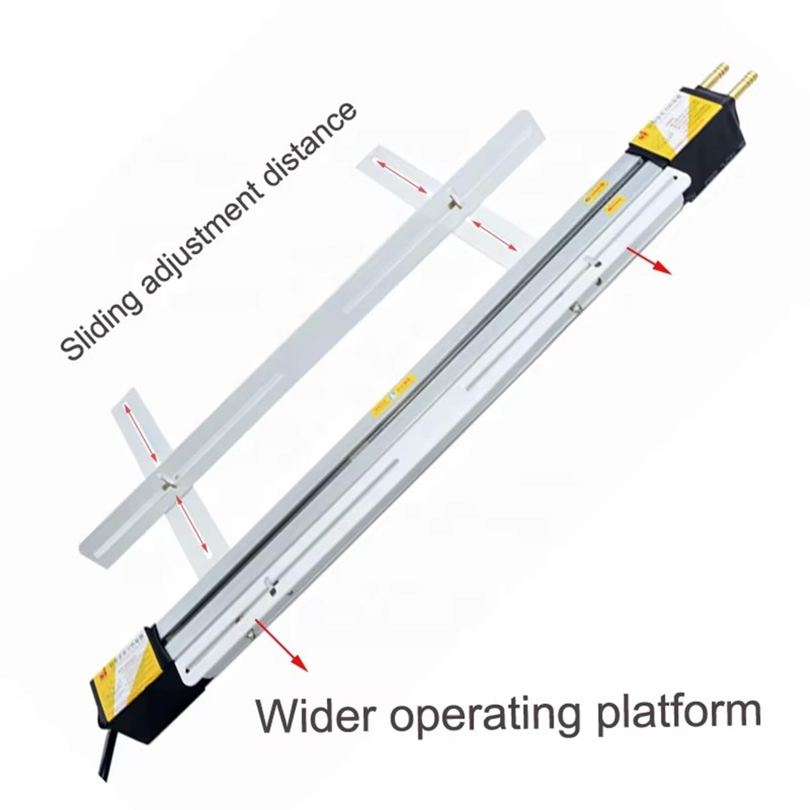 Dobladora manual de PVC con calentador y soporte para hacer carteles, 220 V, 125 cm, asas de 1 mm a 6 mm de grosor