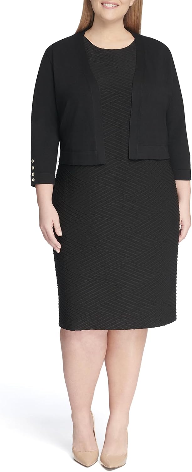Tommy Hilfiger Womens Button Sleeve Shrug