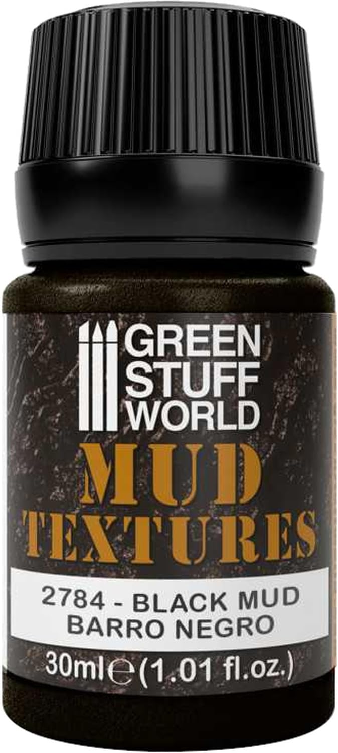 Green Stuff World Black Mud Mud Textures Paint 30Ml