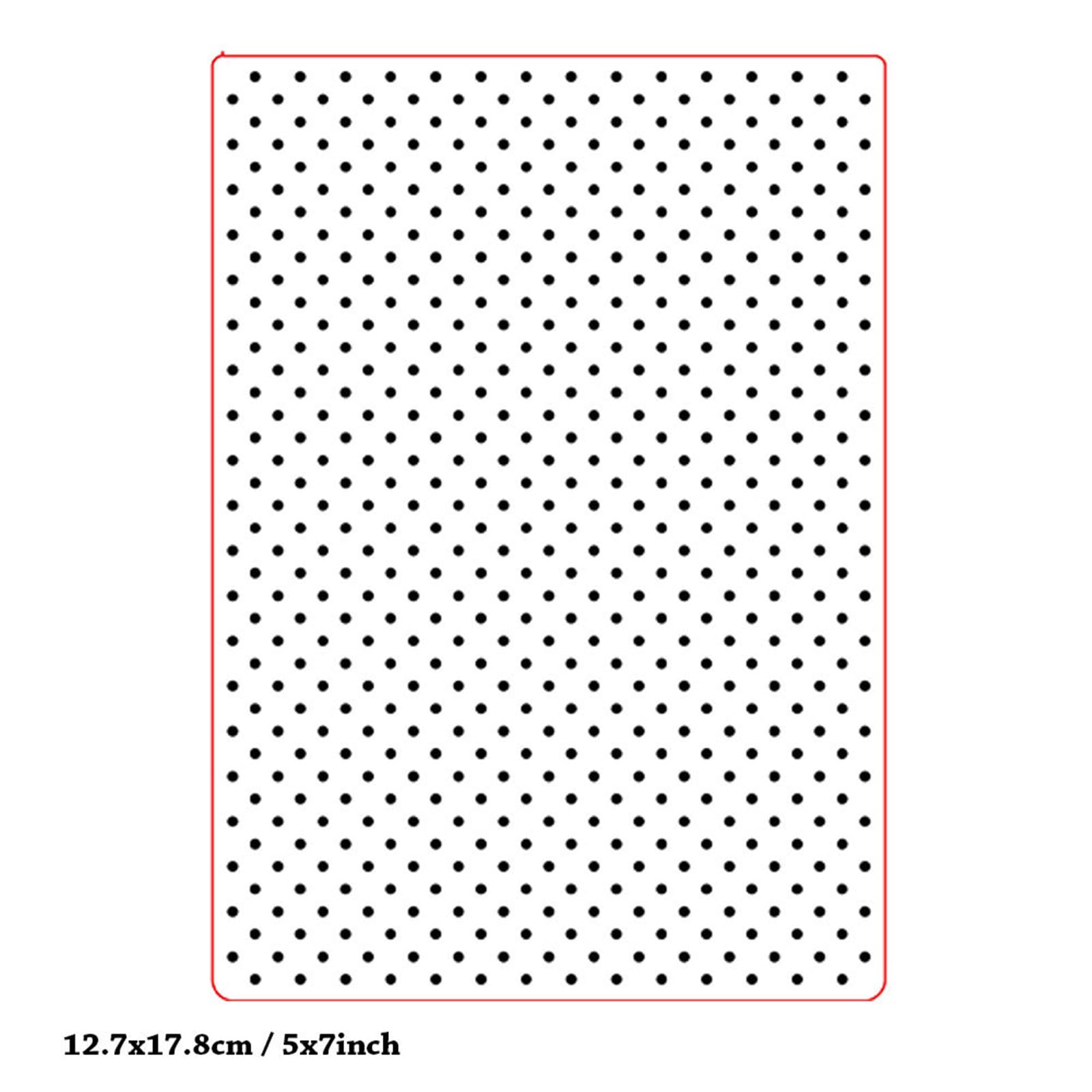 Carpetas de plástico con fondo de puntos para hacer tarjetas o diario, plantillas de bricolaje, álbum de fotos, papel, hecho a mano, para álbumes de recortes, manualidades, decoración