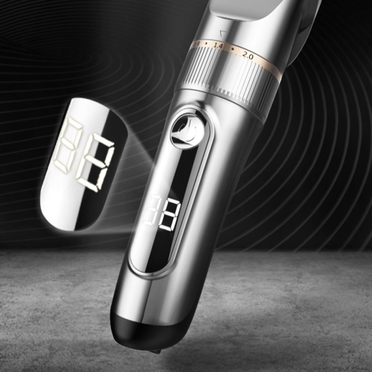 Tondeuse à Cheveux en Titane Céramique Rechargeable Électrique pour