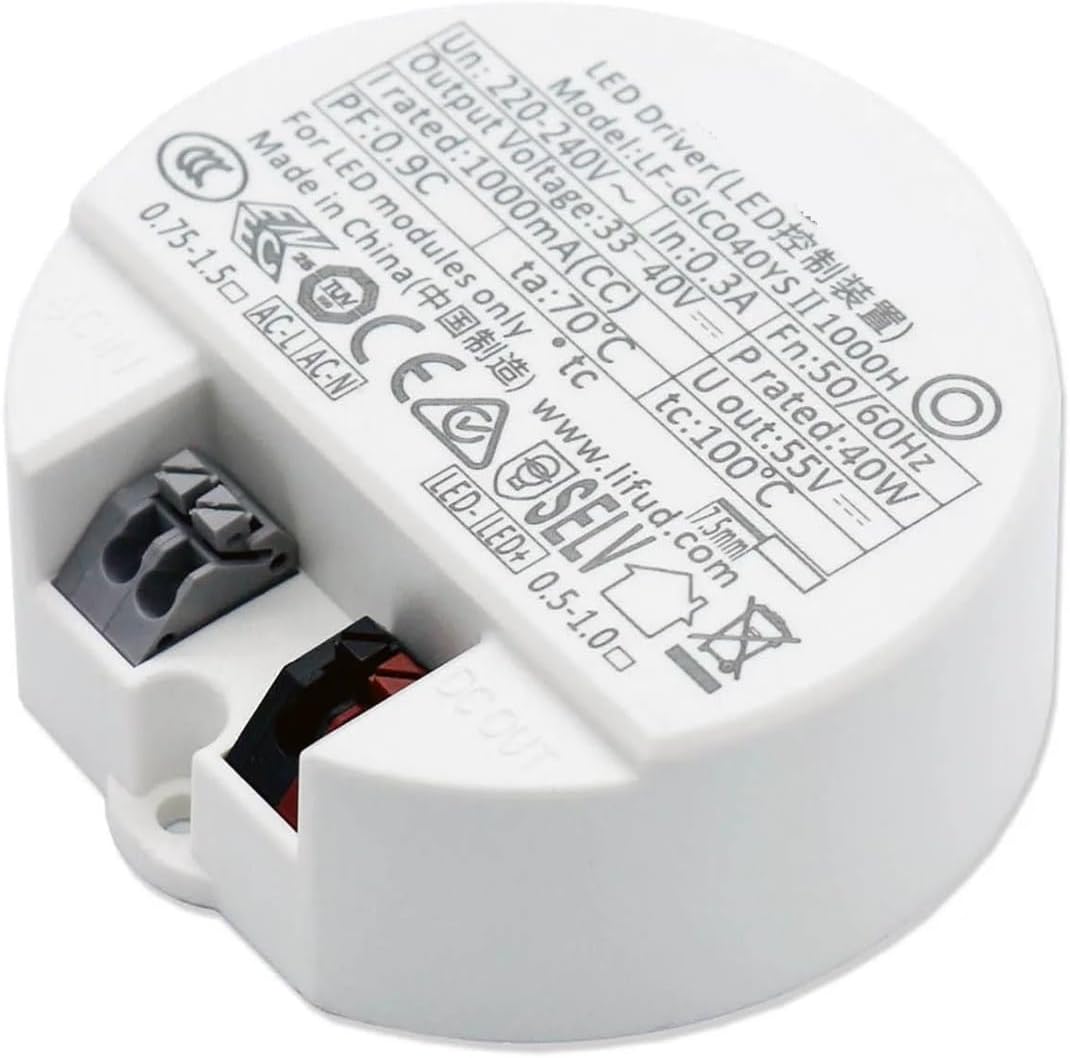 Power Adapter AC220V 10W 12W 14W 18W 20W 30W 40W Lighting Transformer Track Light Downlight Wall Light Power Supply(10W 27-40V 250mA)