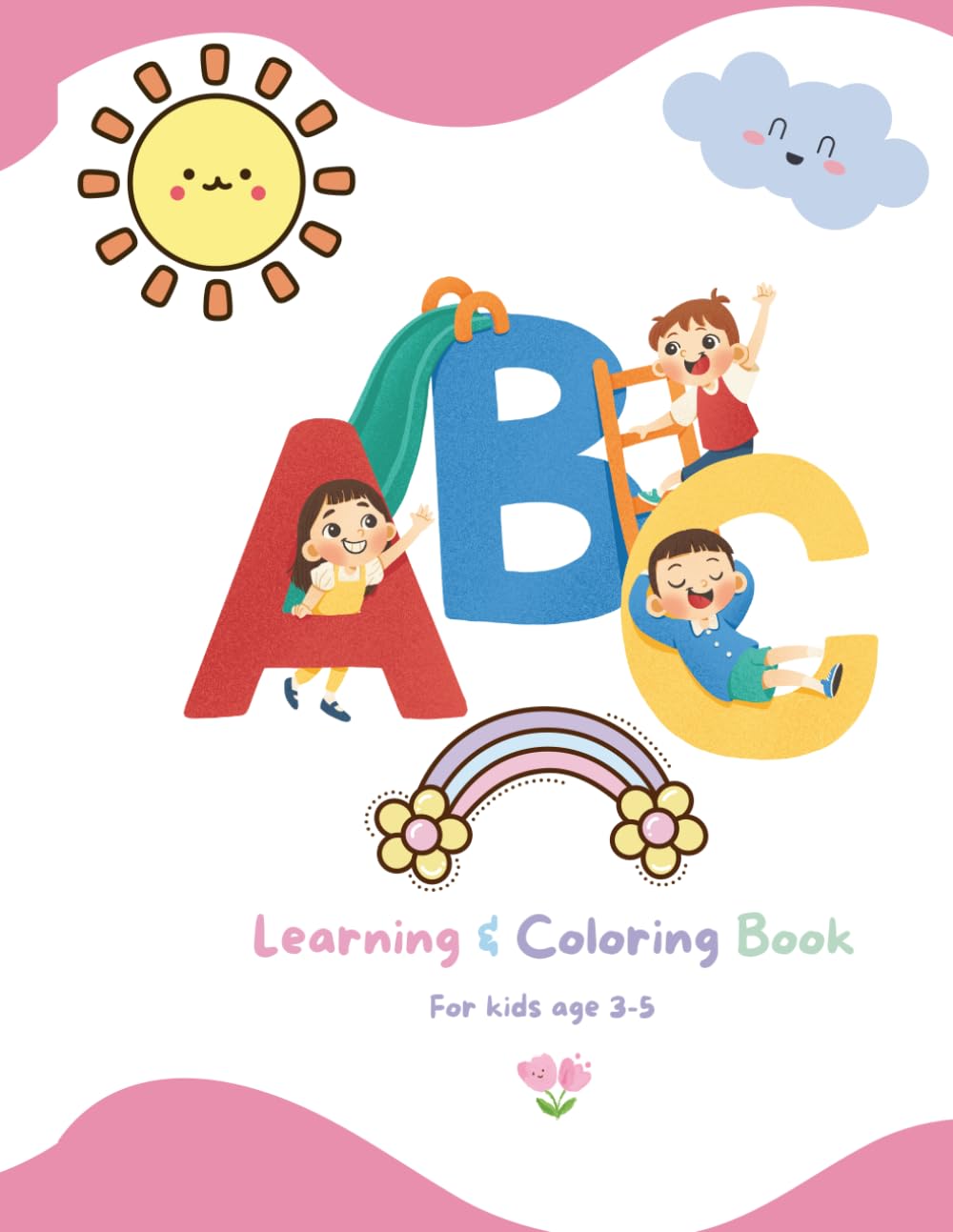 Learning & Coloring Book: A Fun Alphabet Adventure with Simple Objects and Coloring Pages for Early Learners.