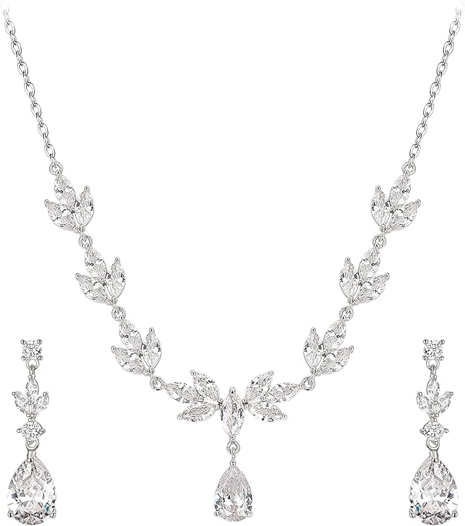 111 |EVRE Faith Juego de Joyas para Mujer joyería de Fiesta de Boda para Dama de Honor Nupcial