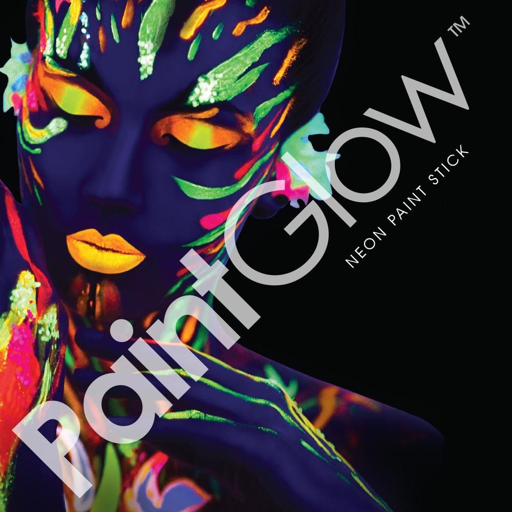 UV Neon Face & Body Paint Stick (6 Pack) uv face paint, face painting