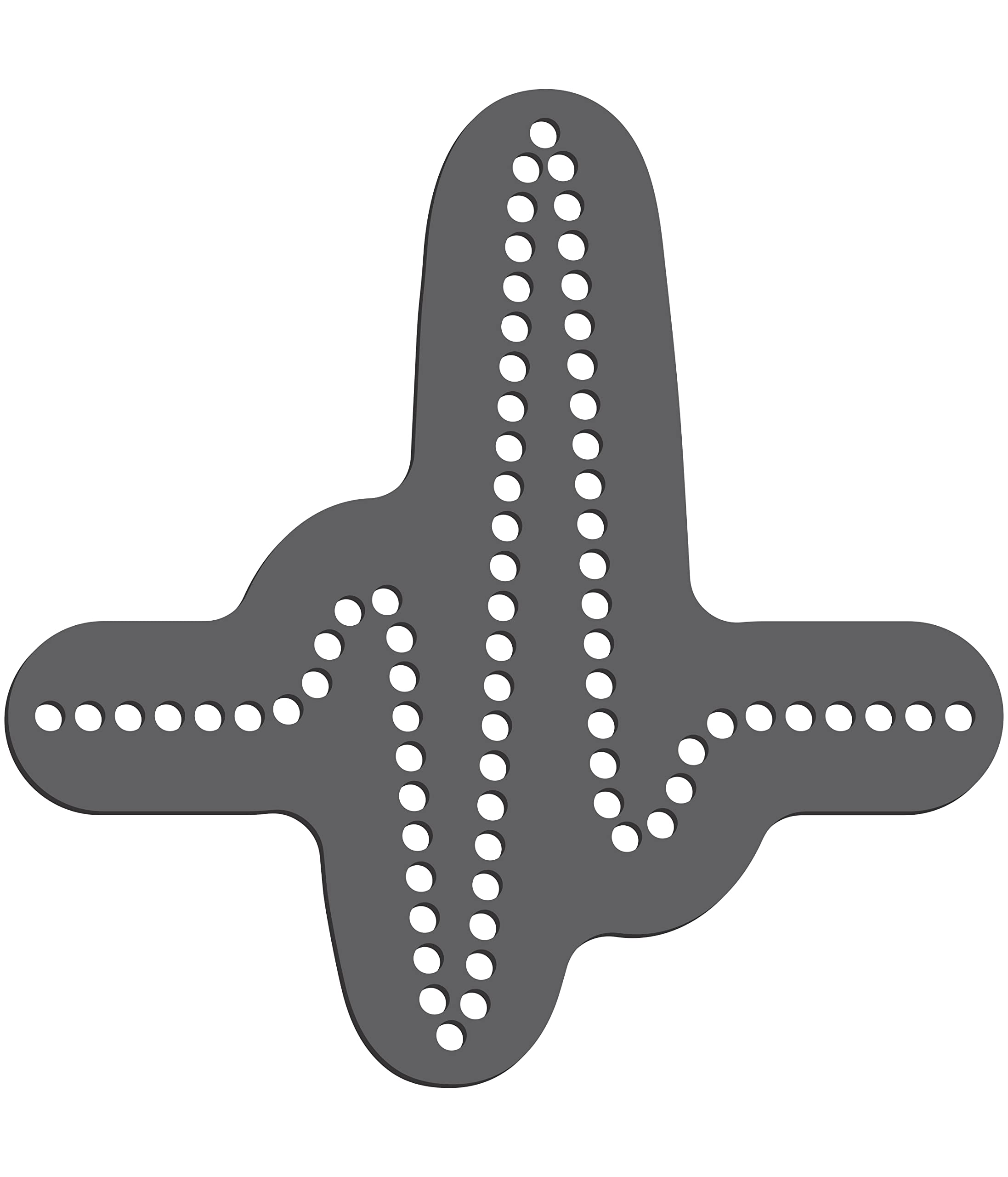 Rhinestone GenieHeartbeat 5" Magnetic Rhinestone Template, Black