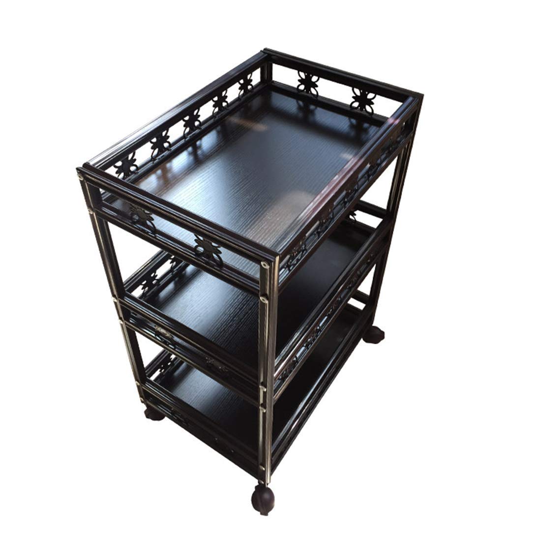 TKJfdTY Serving Trolley,Kitchen Trolley Bar Trolley Bar Trolley Storage Trolley Storage Trolley,3-Tier Utility Trolley/Service Trolley
