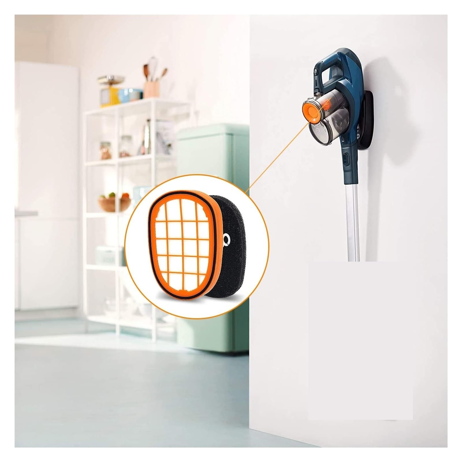 Filters ?Compatible For Philips? Compatible For SpeedPro? Max Aqua Handheld Vacuum Cleaner FC6812 FC6813 FC6822 FC5005/01 Replacement Filters Vacuum Cleaner Parts