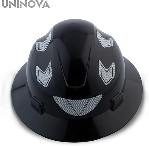 Miniatura 8 de UNINOVA Casco de ala completa para hombre, aprobado por ANSI, OSHA Cascos De Construccion Clase E, Casco de seguridad de ala completa para la
