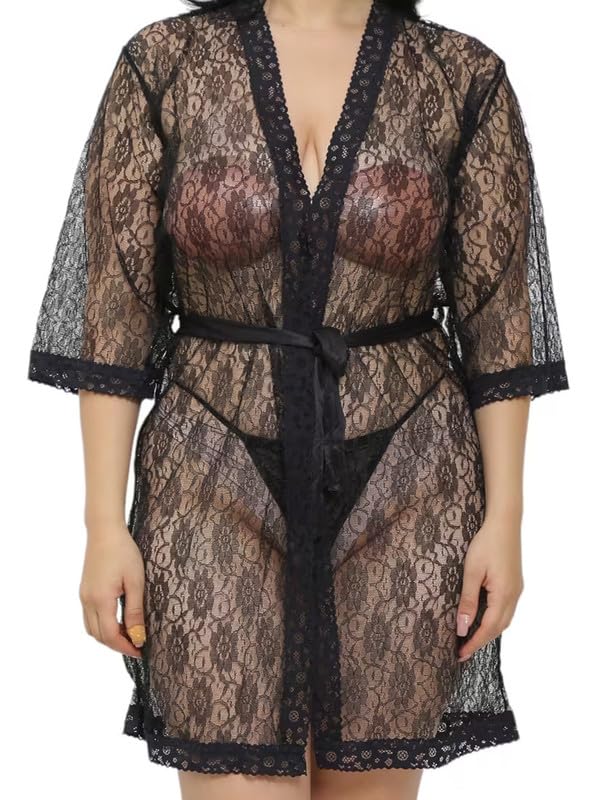 Image of Women Satin Lace Solid Print Babydoll Lingerie Honeymoon Nighty.