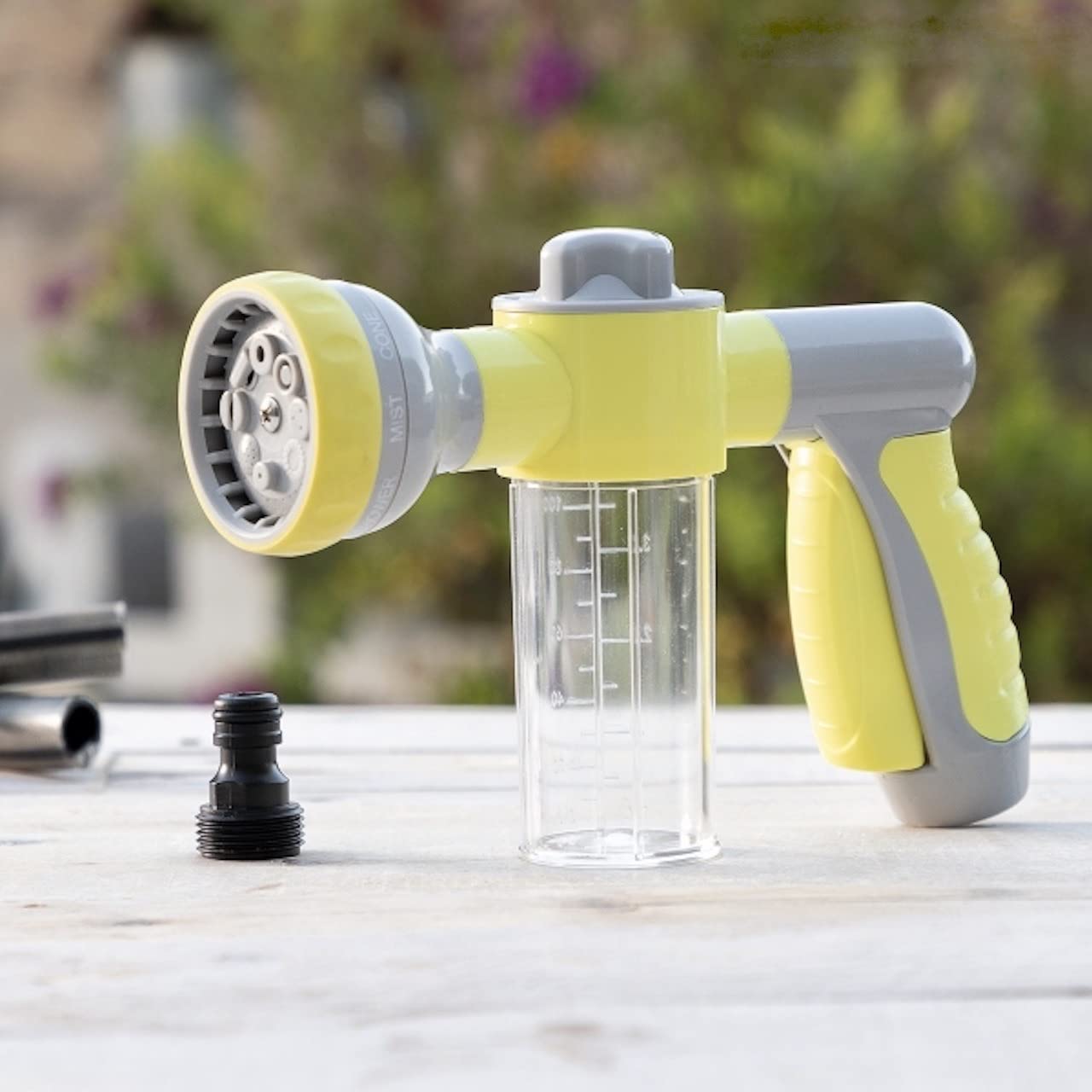 Pistola Spray Acqua Giardino Portable Auto Lancia a Schiuma Pistola di Acqua ad Alta Pressione 3 Grade Getto Rondella dell'automobile spruzzatore di Lavaggio Utensili Vetture (Color : Yellow)