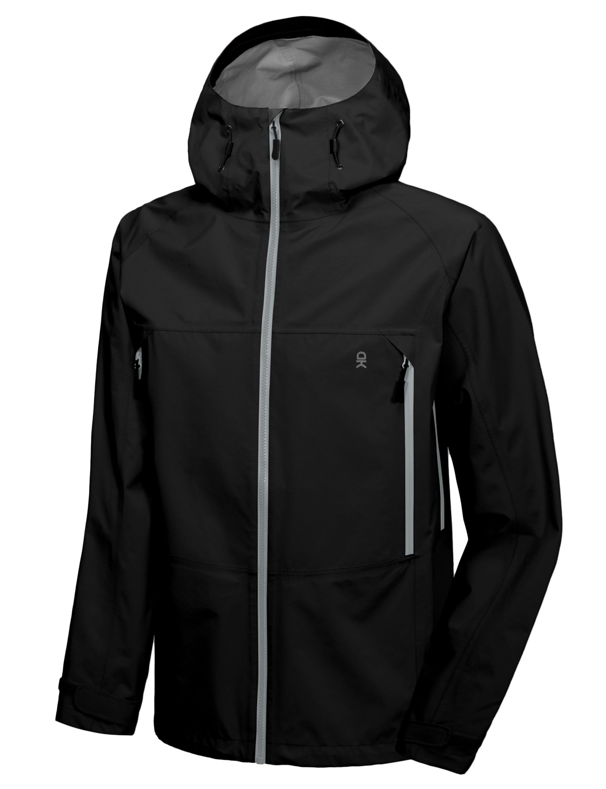 Little Donkey Andy Mens High-performance 3L Hard Shell Waterproof Rain Jacket Breathable Rain Gear for Hiking Travelling