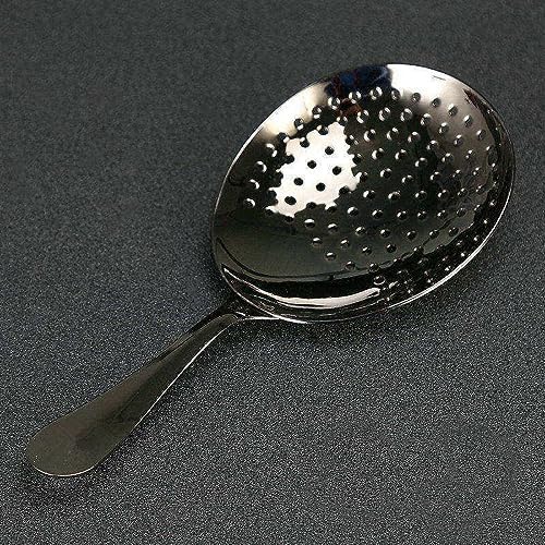 TopHomer 1Pcs Cocktail Strainer Set Stainless Steel for Bartender Mixing Shaker Accessories Drinks Cocktail Julep Martini(Black)