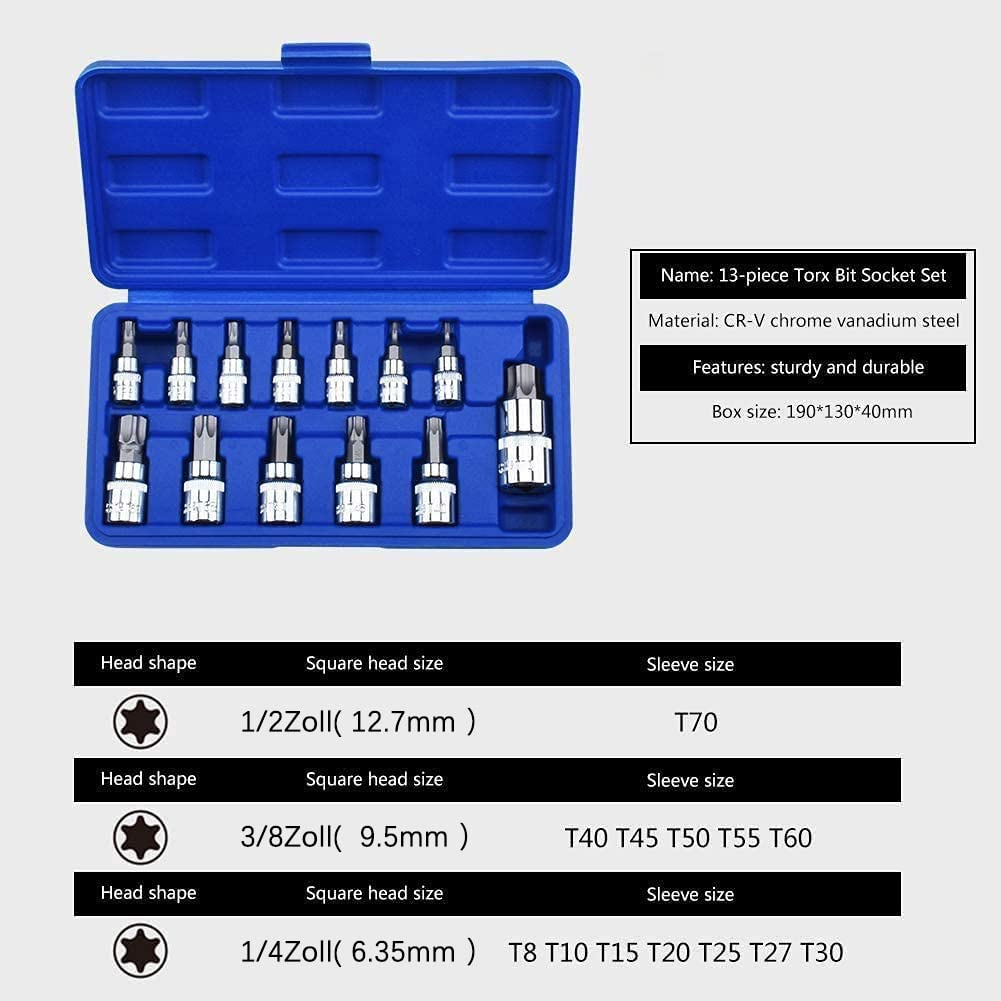 GearWrench 80537 Torx Bit T27 Für 3/8" Antrieb - Wärmebehandelt, Schwarz