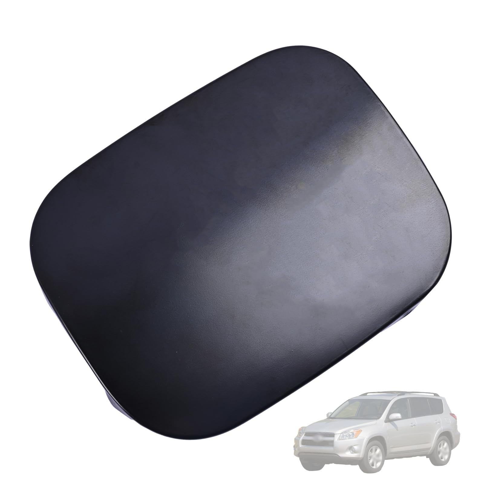 Getfarway Black Car Fuel Tank Door Filler Cover Gas Lid Cap 77350-42070 Compatible with Toyota RAV4 2006 2007 2008 2009 2010 2011 2012