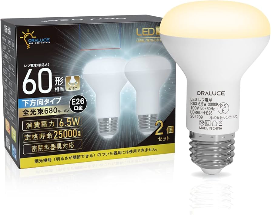 LEDレフランプ40W相当昼白色E26口金120個セット