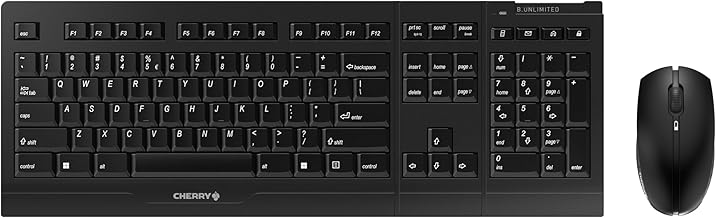 B.Unlimited 3.0 - Wireless Keyboard+Mouse - US Layout - QWERTY Keyboard -Black