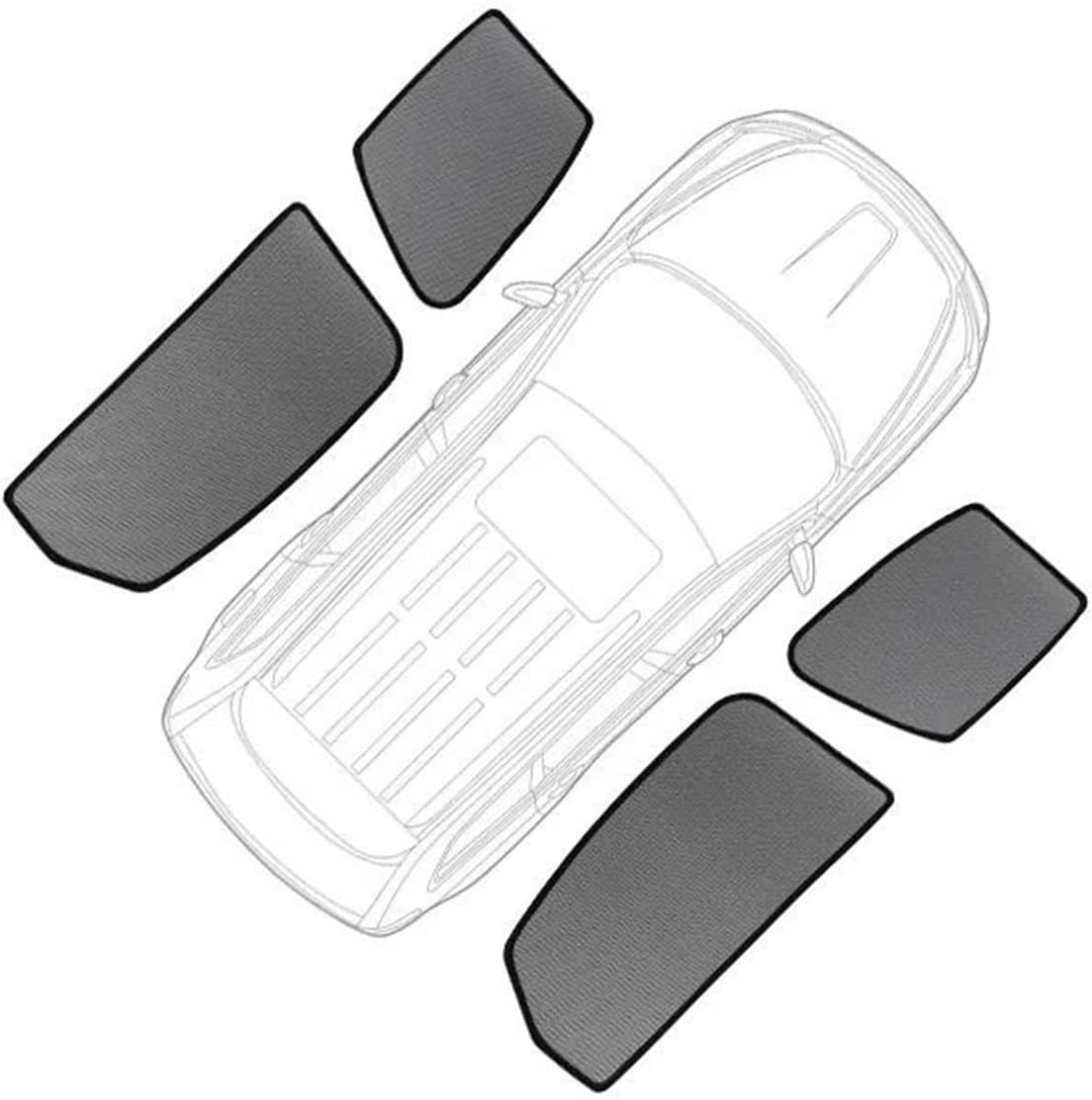 For BMW 3 series E90 2005-2012 Car Side Window Sunshade Windshield Sun Shade Solar Parasol Children Curtain Car Inner Sun Visor(4PCS Side Windows)