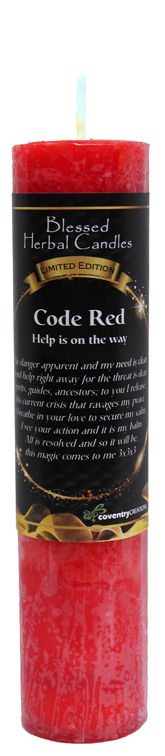 Blessed Herbal Limited Edition Code Red Candle