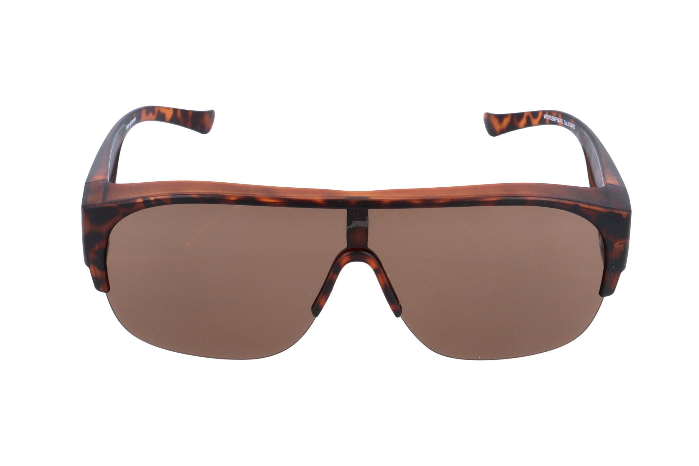 Gamswild WO7530 okulary przeciwsłoneczne, okulary sportowe, okulary z półoprawkami, dla kobiet i mężczyzn, unisex, szare, brązowe, czarno-czerwone