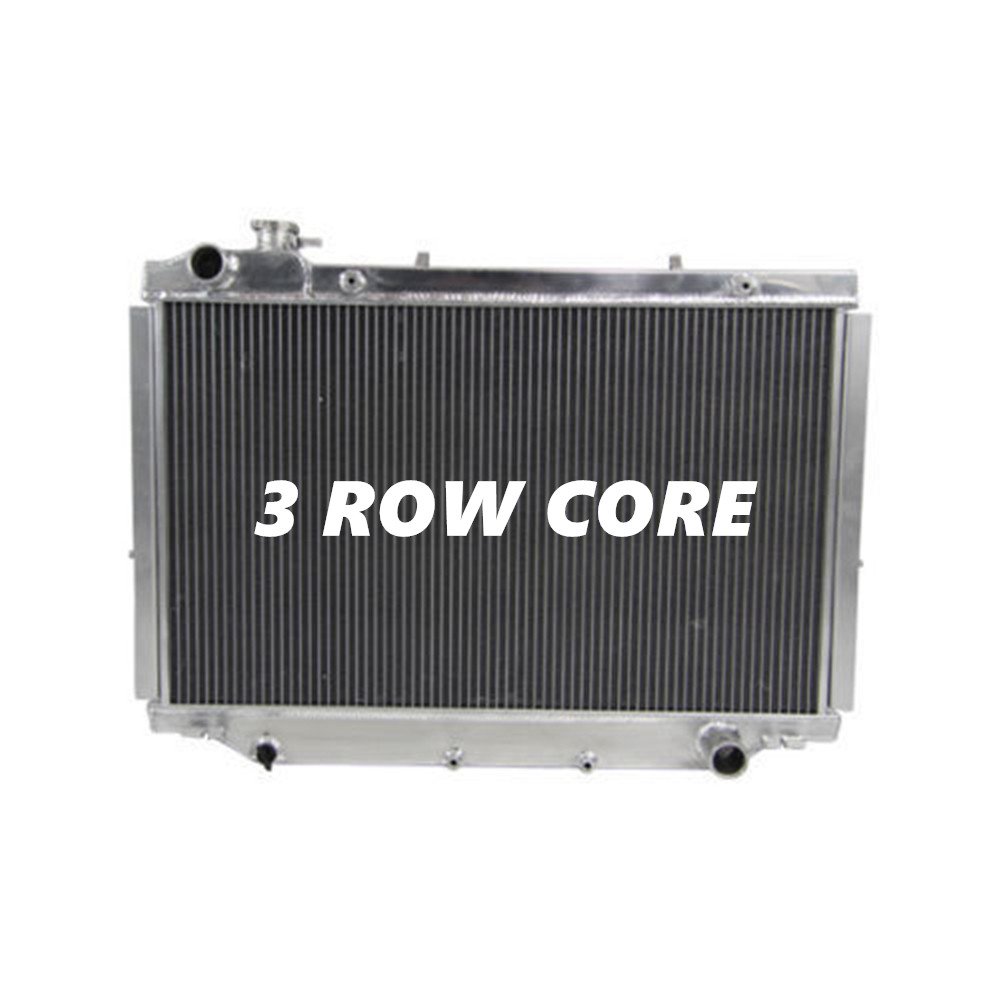 OzCoolingParts 1991 Toyota Radiator, Pro 3 Row Aluminum Radiator for Toyota Land Cruiser HDJ80/HZJ80