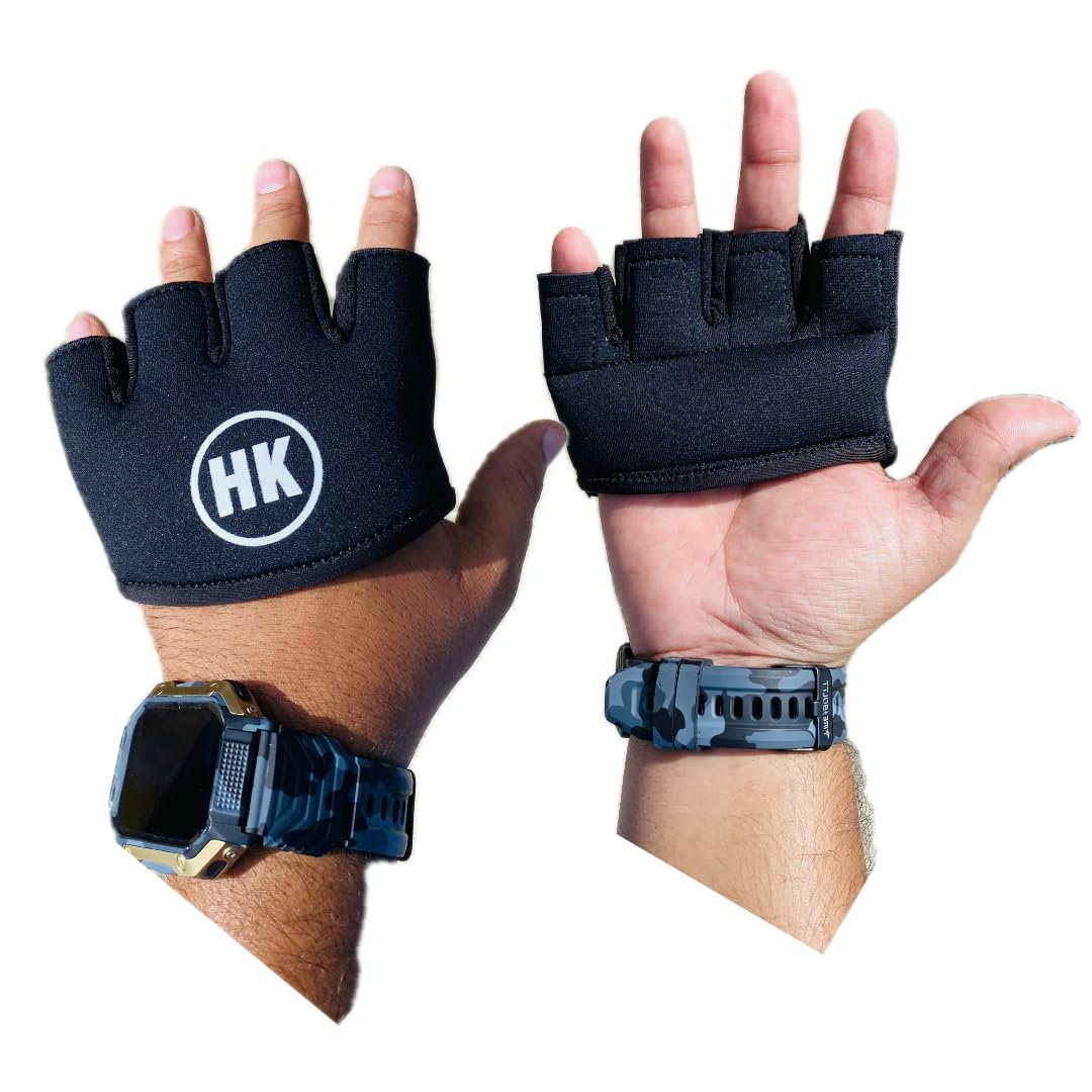 HK Hardik Pandya Finger Cut Cricket Gloves – Durable Lycra Leather, Lightweight, Multi-Use for Fielding, Training, Catching, Wicket-Keeping Inners & Batting Inners (B0DG8DBJM2) Amazon Price History, Amazon Price Tracker
