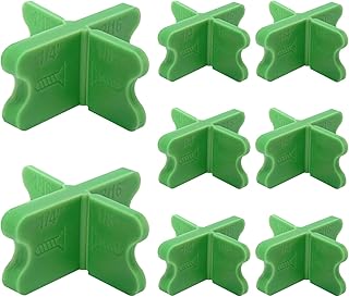 8 Pcs Deck Board Spacers 4 Thicknesses 1/16", 1/8", 3/16", 1/4" Composite Deck Board Spacers Deck Spacers Tools for Pressure Treated Composite Decking