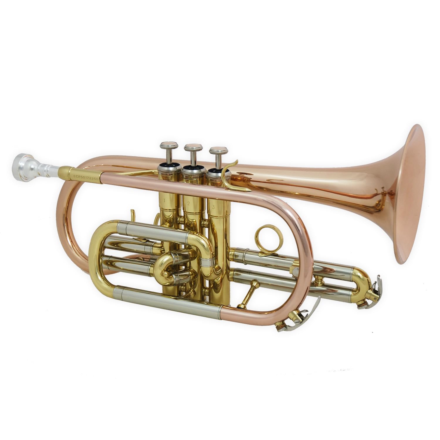 Soundman ECR-501R Kornett in Goldmessing - mit Mundstück und Koffer