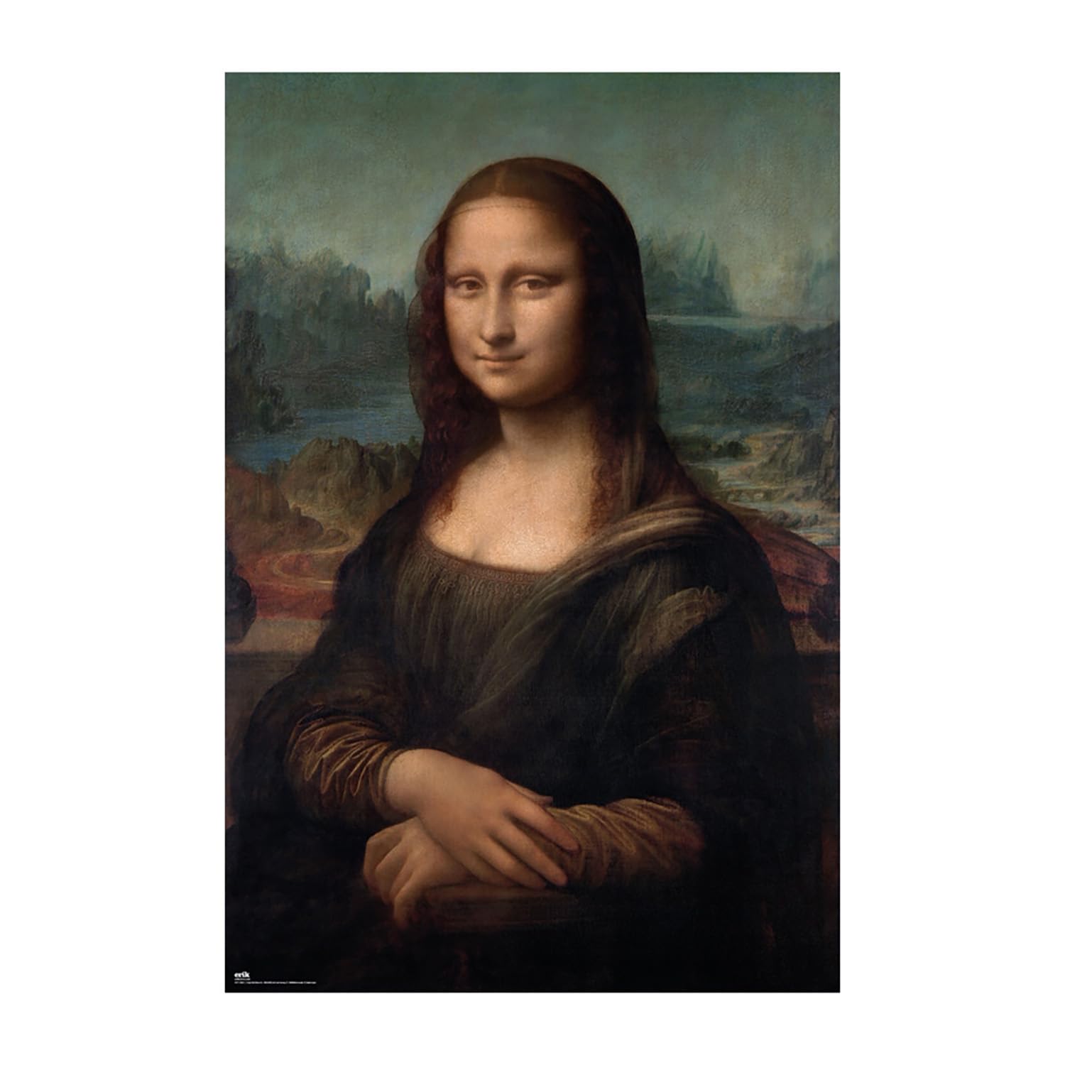 Grupo Erik Poster Monna Lisa - 36 x 24 inches / 91.5 x 61 cm - Shipped Rolled Up - Cool Posters, Art Poster, Wall Posters & Prints