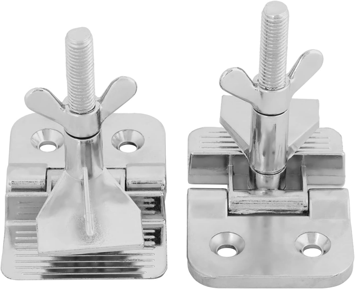 Ymiko Butterfly Hinge Clamp, 2 Pcs Screen Frame Butterfly Hinge Clamp Silk Screen Printing Stainless Steel Butterfly Frame Hinge Clamp DIY Hobby Tool Screen Printing DIY Tool