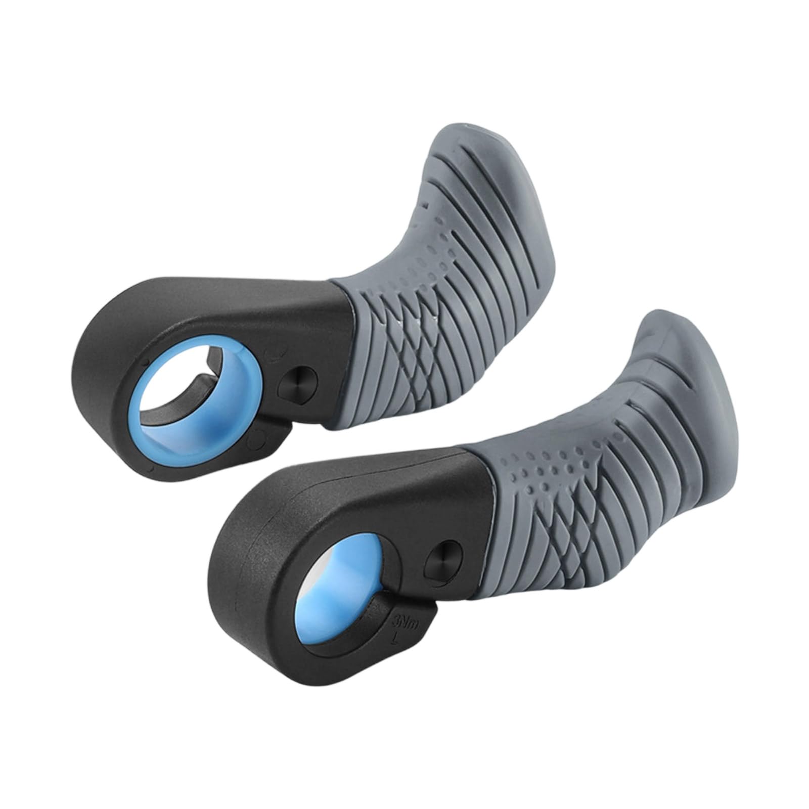 Beimus Thumb Assist Grips Light Weight Mountain Bike Handlebars Grips for Long Cycling Antislip Ergonomic Mountain Bikes Hand Rests