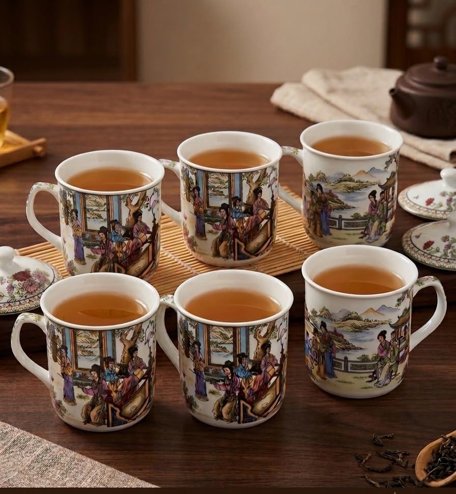 Image of Thai Tea Cups (Oriental Garden)