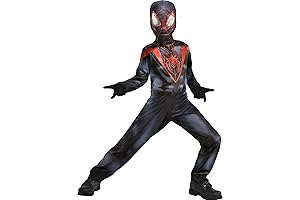 Miles Morales Spider-Man Halloween Costume for Boys: Embody the Into the Spider-Verse Hero