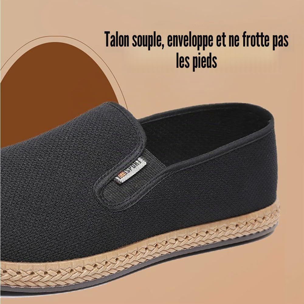 Espadrilles Homme Chaussures Mode Canvas Mocassin Homme