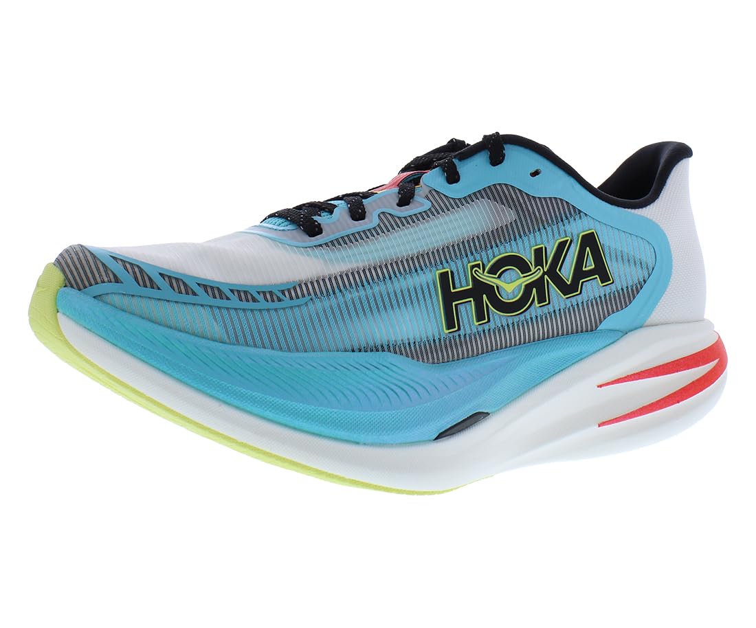 Hoka Men's Cielo X1 2.0 Trainers 10 Women/9 Men Frost/Black-blue