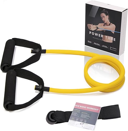 Bandas de resistencia con asas para entrenar mujeres y hombres, bandas de ejercicio con anclaje de puerta, bandas elásticas para entrenamientos en