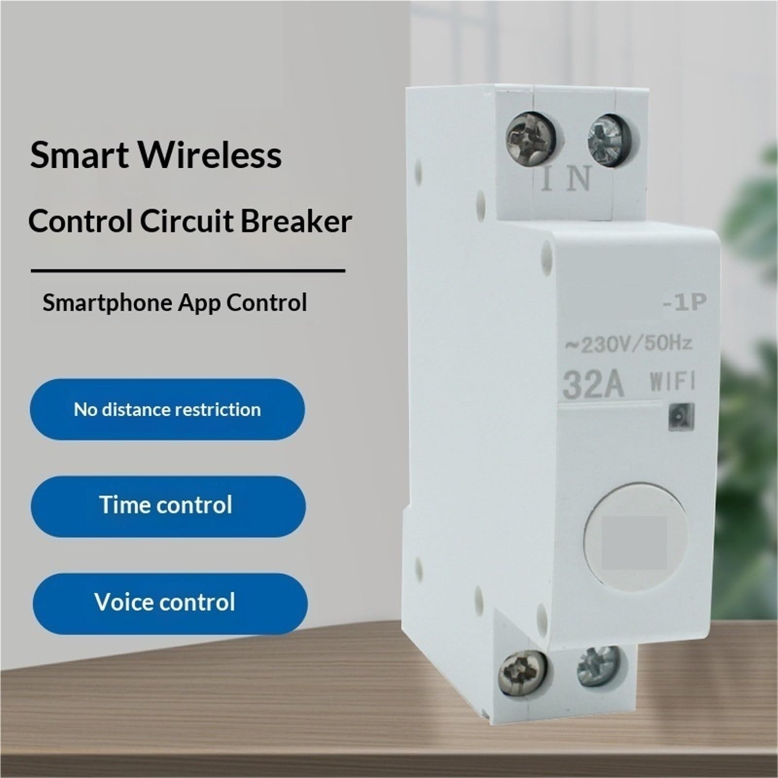 Interruttore automatico, Misuratore Di Consumo 1P+N Guida DIN WiFi Interruttore Automatico per impianti solari fotovoltaici