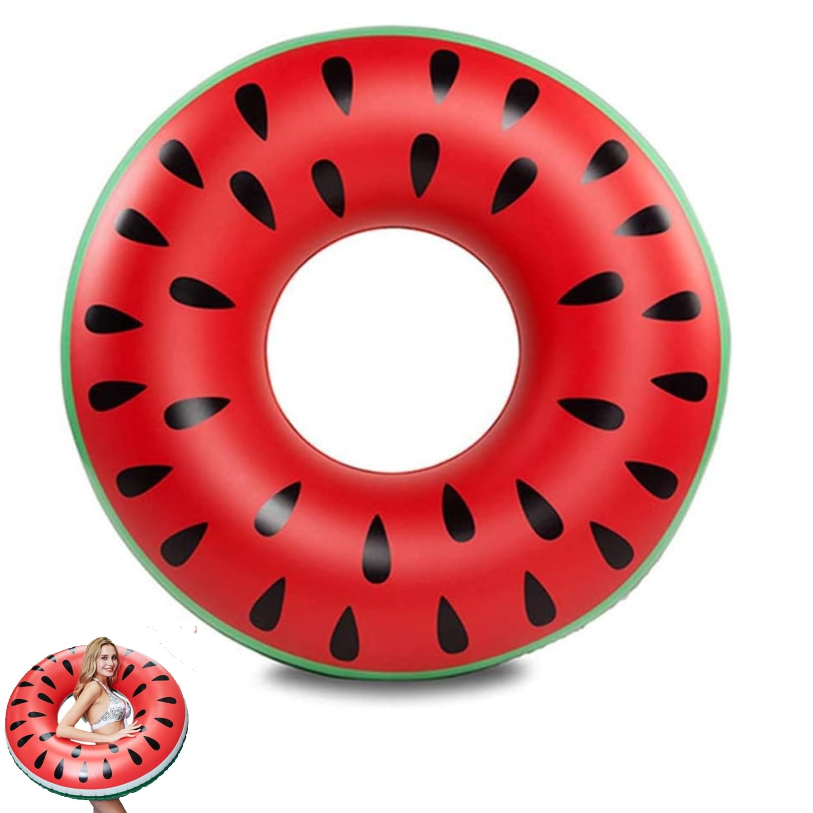 Rubber Rings for Adults, Inflatable Swim Ring, Swimming Tube Pool Float, Inflatable Pool Toys for Summer Pool Parties and Beach Vacations, Water Sports Activities and Floating Relaxation
