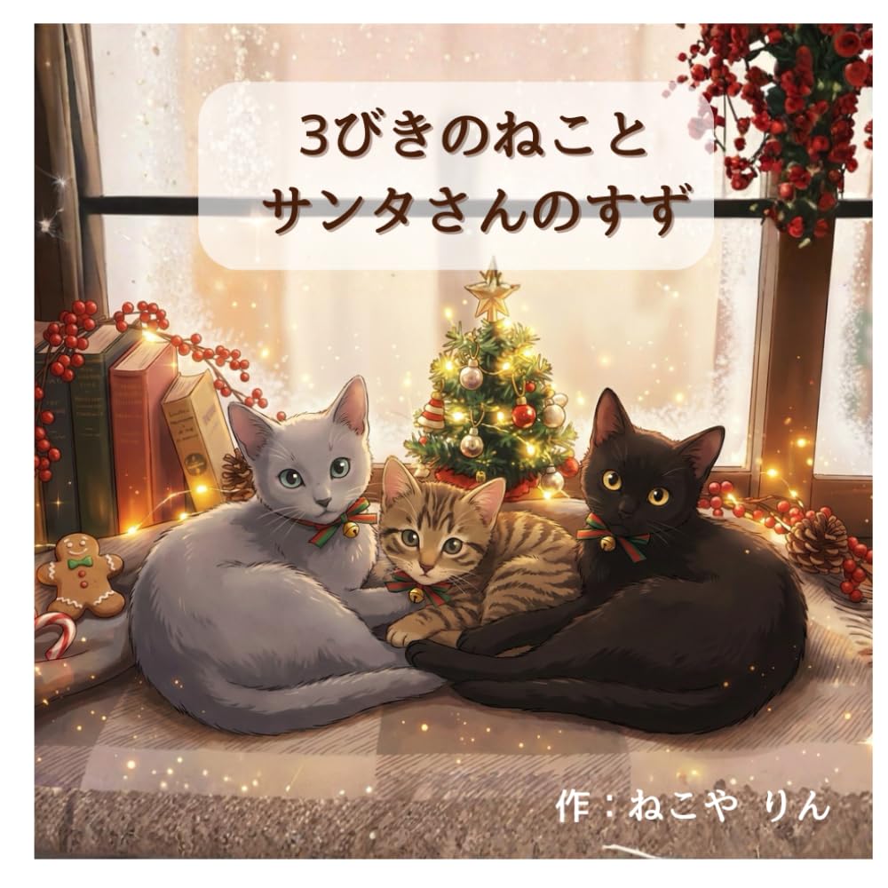 3びきのねことサンタさんのすず: (読み聞かせ絵本)